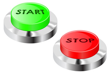 Stop and start push buttons