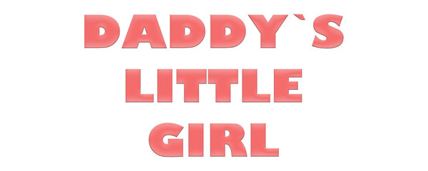 Word Daddy`s little Girl with colorful letters