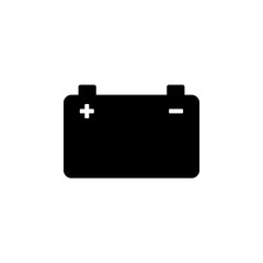 Car battery icon. Vector illustration