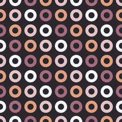 Seamless vector decorative background with decorative rings. Print. Cloth design, wallpaper.