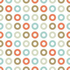 Seamless vector decorative background with decorative rings. Print. Cloth design, wallpaper.