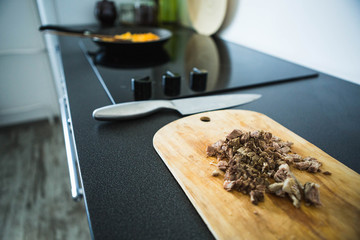 woman preparing in the kitchen, 