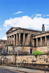 Obraz premium City Observatory on Calton Hill in Edinburgh in Scotland