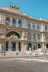 Fototapeta na wymiar Supreme Court of Cassation in Rome Italy