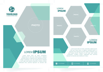 Business brochure flyer design template 