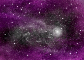 galaxy in a free space