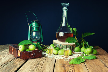 Healthy homemade walnut tincture