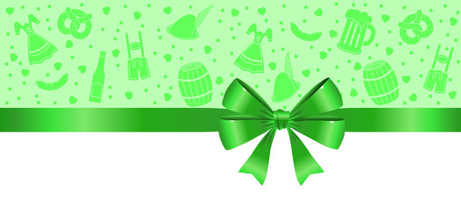 Banner Oktoberfest - Gr&uuml;n (oben)