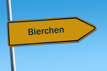 Fototapeta premium Schild 65 - Bierchen