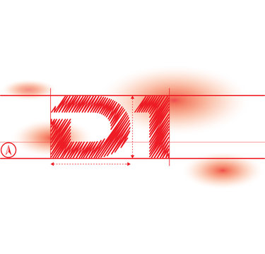 d1 redprint font