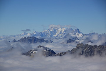 View to Mont Blanc summit