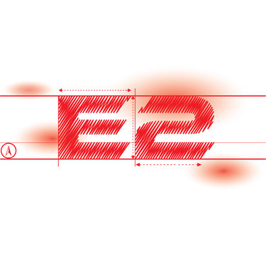 e2 redprint font