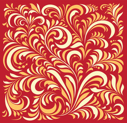 Traditional Russian vector seamless pattern