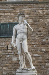Florence has many famous and historical statues and sculptures within all its public areas