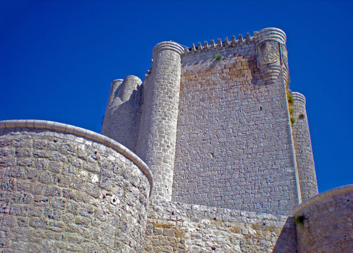 Torre del homenaje del Castillo de Portillo, Valladolid (Espa&ntilde;a)