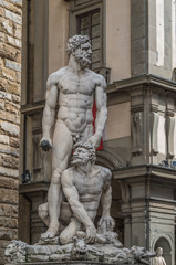 Fototapeta premium Florence has many famous and historical statues and sculptures within all its public areas