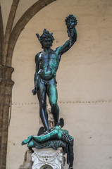 Florence has many famous and historical statues and sculptures within all its public areas