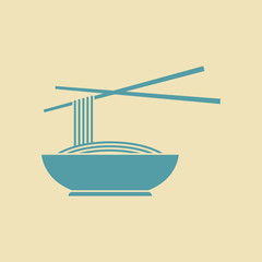 Noodles vector icon