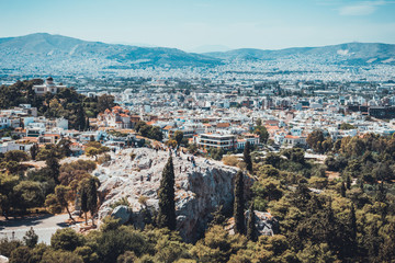 Scenic view of pretty european town