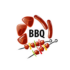 Barbecue party logo