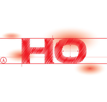 h0 redprint font