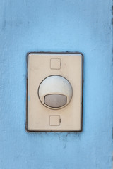 Old door bell switch button