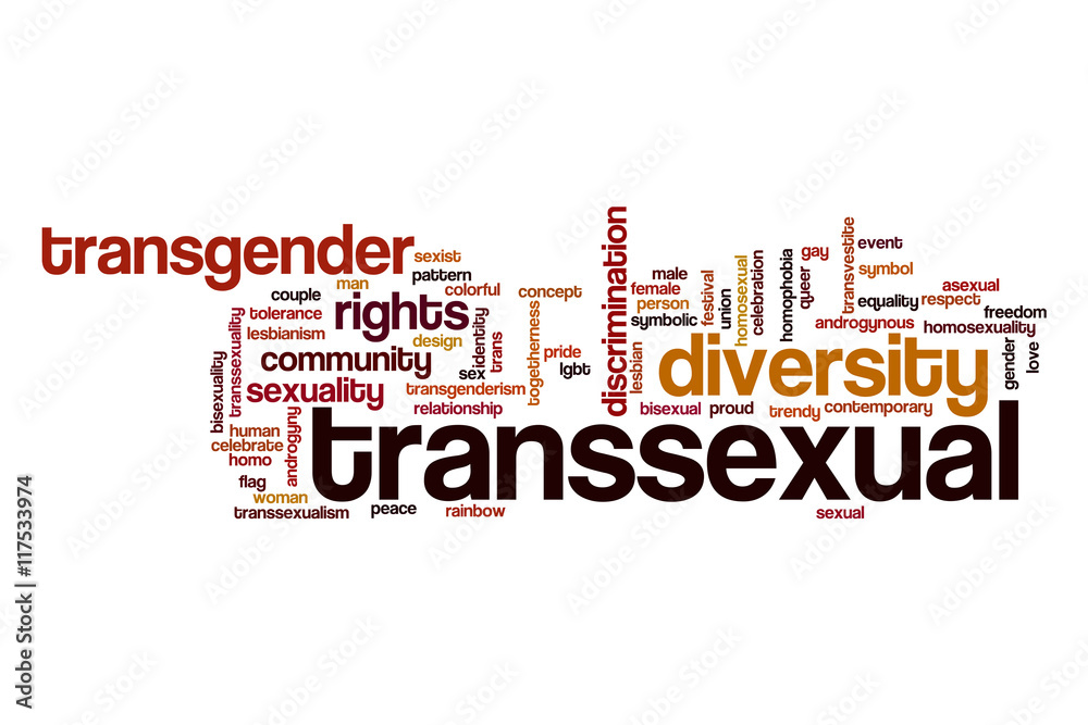 Canvas Prints Transsexual word cloud concept