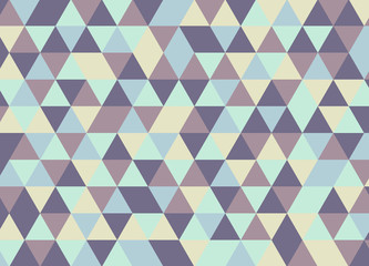 Colorful geometric triangle pattern. Abstract vector background. - 117534300