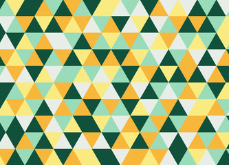 Colorful geometric triangle pattern. Abstract vector background.