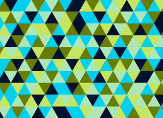 Fototapeta na wymiar Colorful geometric triangle pattern. Abstract vector background.