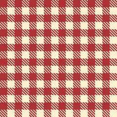 red cream background seamless pattern gingham tablecloth