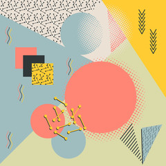 Memphis style background