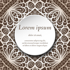 Vector design templates. Seamless abstract pattern, hand drawn texture for Wedding, Bridal, Valentine's day or Birthday Invitations, Cards, Flyers. Floral vintage geometric background. 
