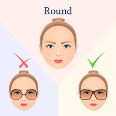 Glasses for round face