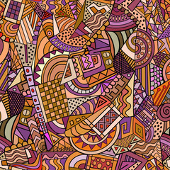 Geometric forms seamless pattern