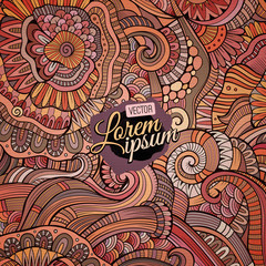 Decorative ethnic vector background
