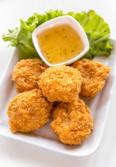 deep-fried shrimp cakes