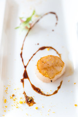 Grilled fried scallop