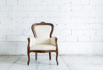 White Retro Chair