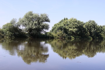 Atemberaubende Naturlandschaft am Fluss