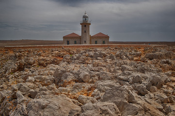 Fototapeta na wymiar Lighthouse in the rocks