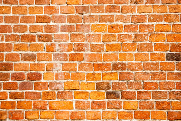 Background old vintage brick wall