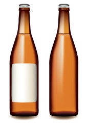 瓶ビール　ラベルなし