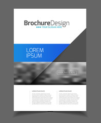 Business Brochure design. Annual report vector illustration temp