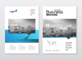 Business Brochure design. Annual report vector illustration temp