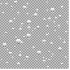 Water aqua bubbles seamless pattern isolated. Vector illustration.