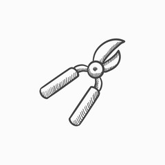 Pruner sketch icon.