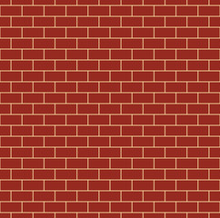 Red Brick Wall Seamless Pattern