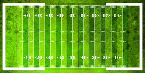 Aerial View of American Football Field © enterlinedesign