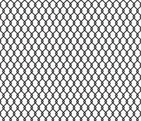 Metallic wired fence seamless pattern